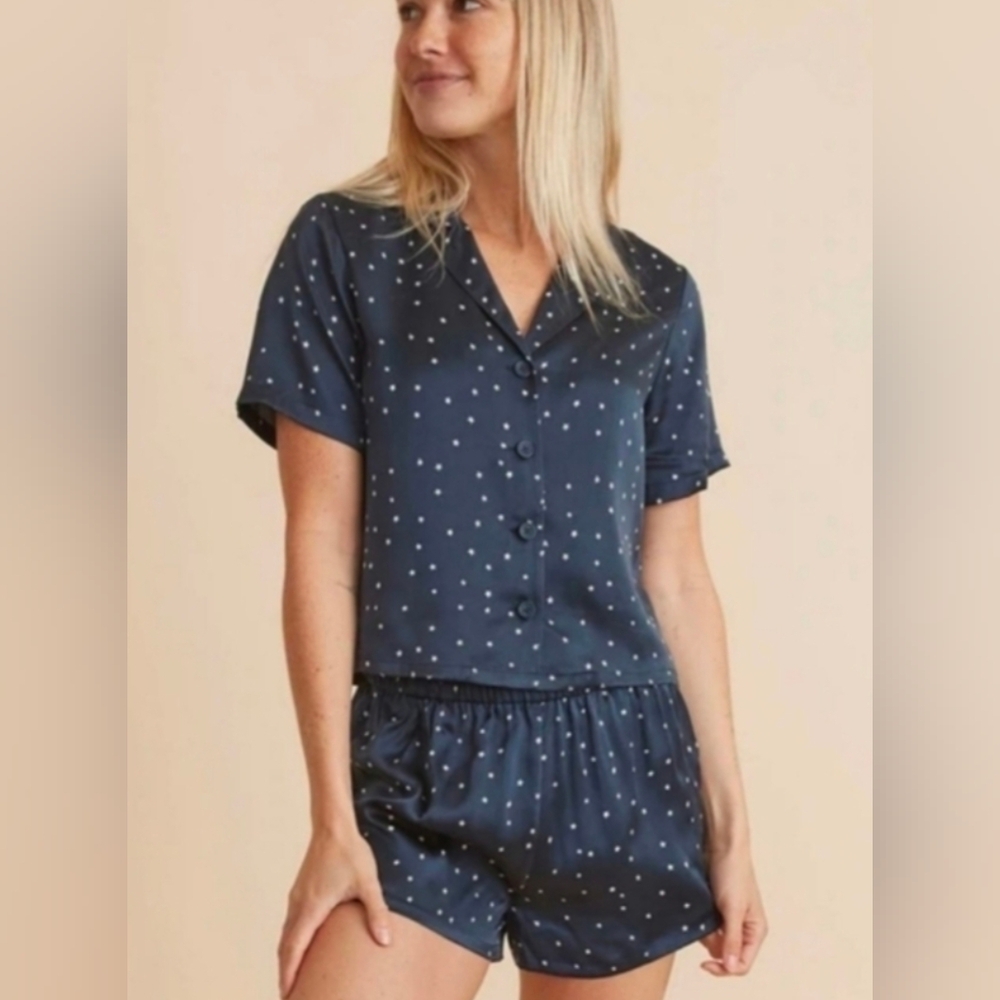 Marine Layer Silk Starry Night Shorts